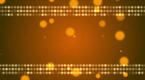 Gold background and frame, loop Stock Footage 44213828