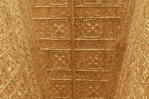 Gold background and texture Stock Photos