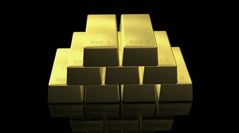 Gold background anmation Stock Footage