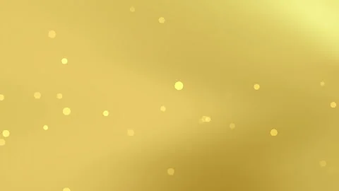 Gold background features scattered small bright yellow circles. Stock Footage 311321919
