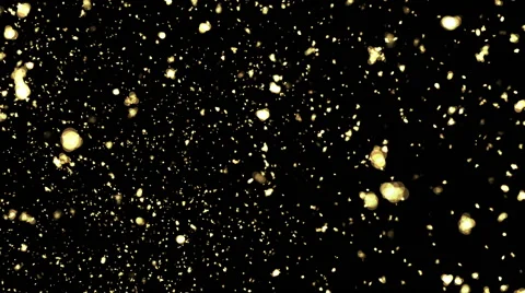 Gold Background Floating Particles 08 Stock Footage 44914275