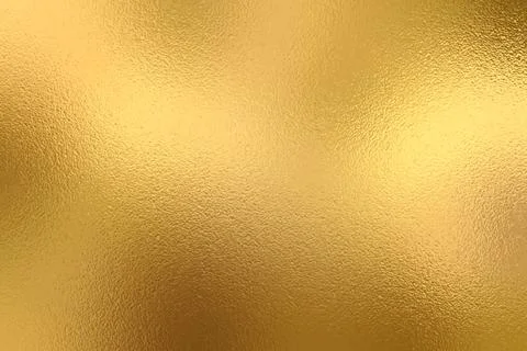 Gold background with foil leaf texture, vector illustration. Stock Illustration