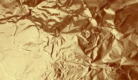 Gold background foil. Texture background 3 d, vector illustration. Stock Illustration