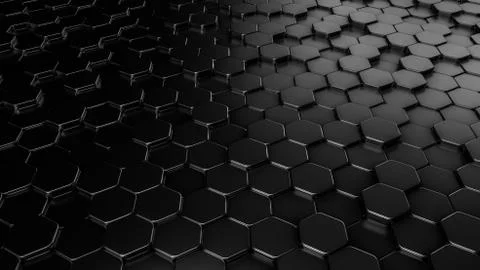 Gold background with gemmetric forms. 3d illustration, 3d rendering. イラスト素材