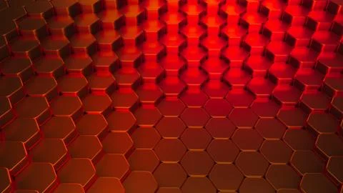 Gold background with gemmetric forms. 3d illustration, 3d rendering. Stock Illustration