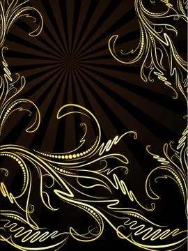Gold background Stock Illustration