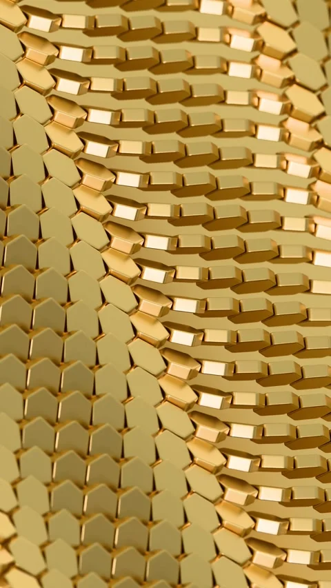 A gold background with many small squares Stock Footage 309946168