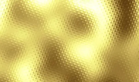 Gold background or texture and Gradients shadow. Textured ribbed glass effect Illustration