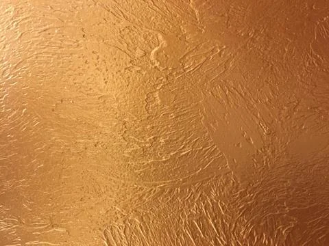 Gold background paper, texture is old vintage distressed solid gold color wit Stock Photos