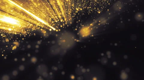 Gold background with rays in space. Stock-Footage 62413896