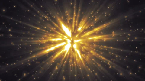 Gold background with rays in space. 動画素材 62414163
