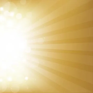 Gold Background With Star Stock Illustration