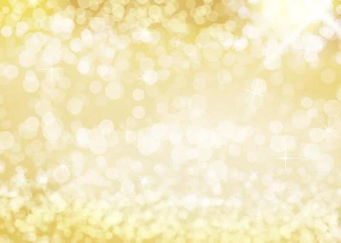Gold Background with Stars Stock Illustration
