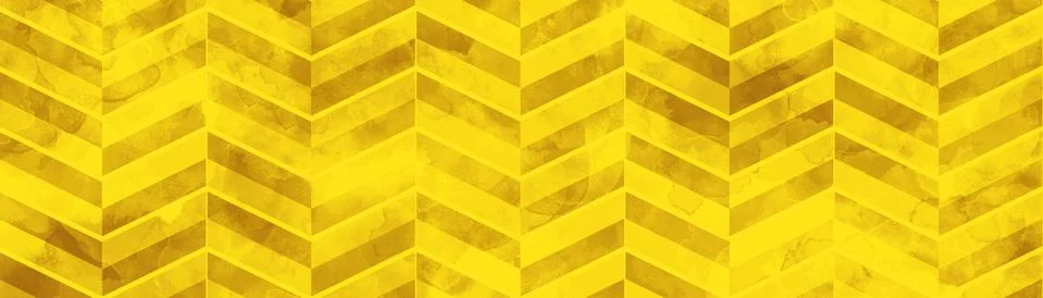 Gold background, striped pattern and vintage texture, yellow watercolor Stock Illustration