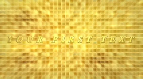 Gold background title sequence Stock After Effects