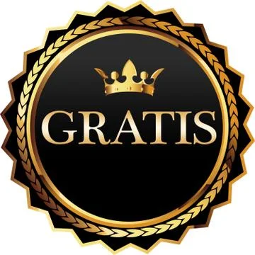 Gold badges Stock Illustration