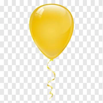 Gold balloons. on a white background Vector illustration Stock Illustration
