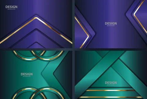 Gold banner Abstract vector background board for text and message design mo.. Stock Illustration