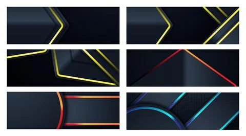 Gold banner Abstract vector background board for text and message design mo.. Stock-Illustration