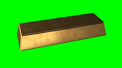Gold bar animation loop Video stock 87273792