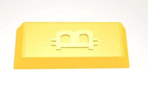 Gold bar Bitcoin 스톡 일러스트