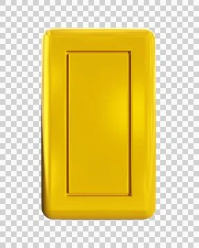 Gold bar blank single isolated - top view Stock Illustration