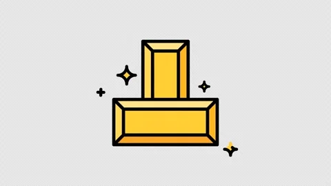 Gold Bar Stock Footage 287127497