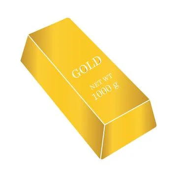 Gold bar icon 스톡 일러스트