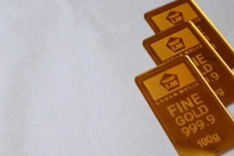Gold bar Stock Photos