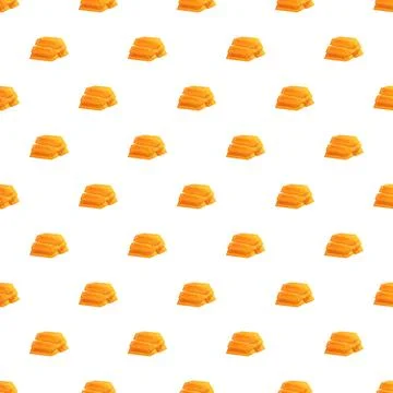 Gold bar seamless pattern depicting wealth and finance Stockillustratie