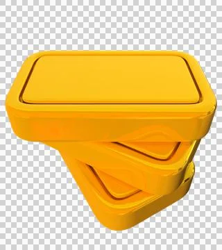 Gold bars blank stack isolated Illustrazione stock