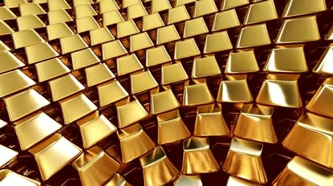 Gold bars Stock Footage 12568436