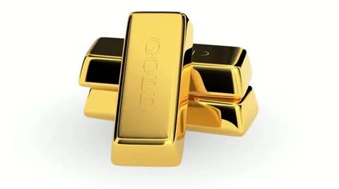 Gold bars Stock Footage 22350151