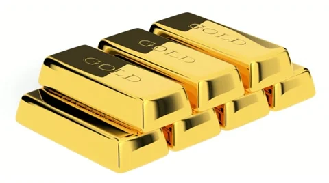 Gold bars Stock Footage 22364809