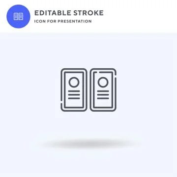 Gold Bars icon vector, filled flat sign, solid pictogram isolated on white, logo Stock Illustration