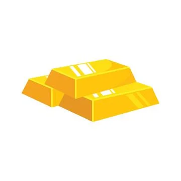 Gold bars icon vector illustration design template Ilustración de archivo