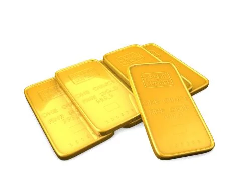 Gold bars Stock Illustration