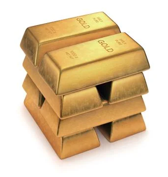 Gold Bars Stock Illustration