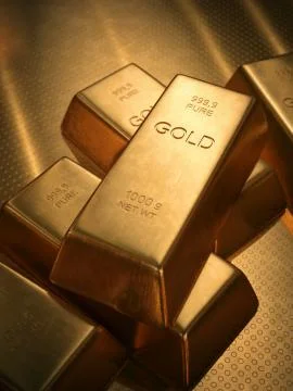Gold Bars Stock Illustration