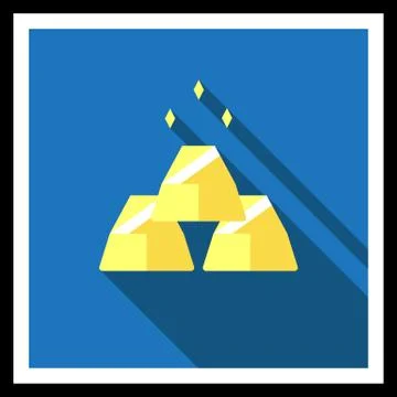 Gold bars Stock Illustration