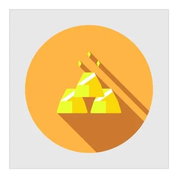 Gold bars Illustrazione stock