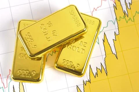 Gold bars Stock Photos