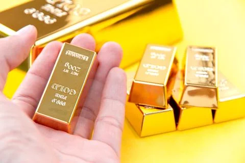 Gold bars Fotos de archivo