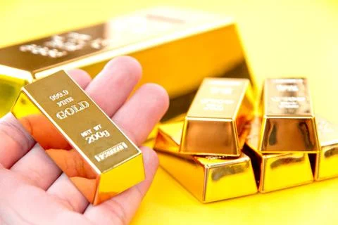 Gold bars Fotos de archivo