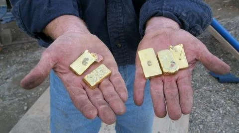 Gold Bars Stock Photos