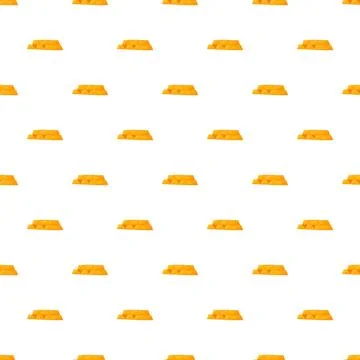 Gold bars seamless pattern for financial background or texture Stock Illustration