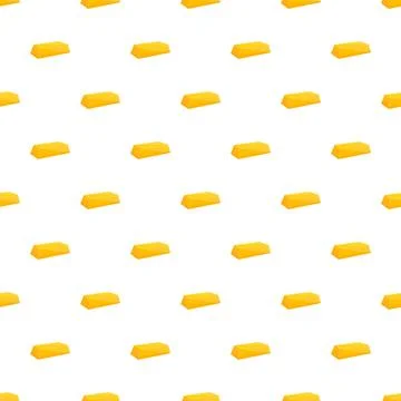 Gold bars seamless pattern representing wealth and finance 스톡 일러스트