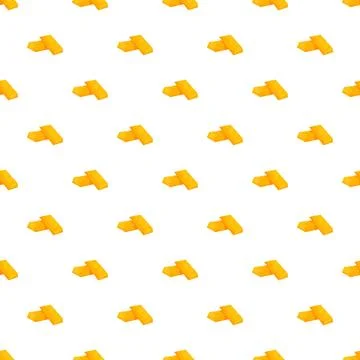Gold bars seamless pattern representing wealth and finance Stock Illustration
