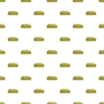 Gold bars seamless pattern representing wealth and finance Stock Illustration