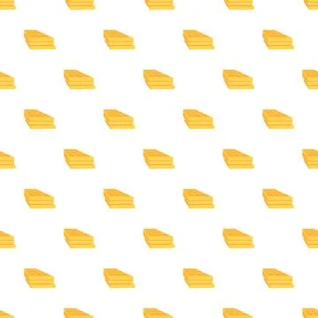 Gold bars stack repeating pattern wealth concept Stock Illustration